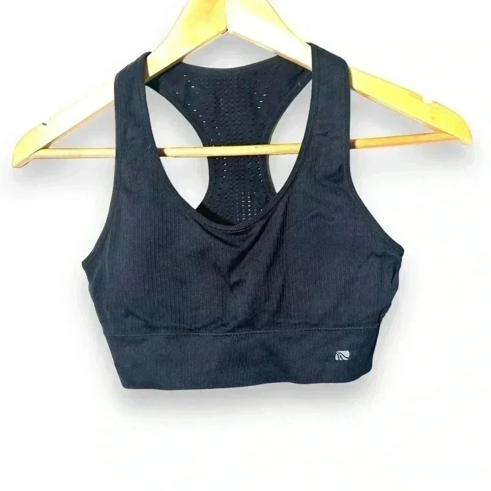NWOT MARIKA Black Sports Bra S